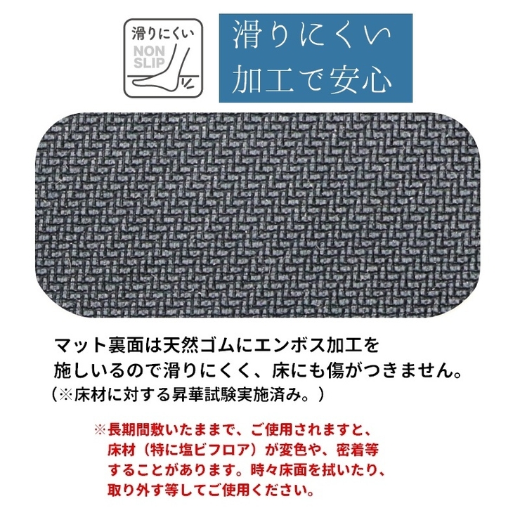 ソフトバスマット 珪藻土パウダー配合 滑りにくい | PlusNao | 詳細画像7 
