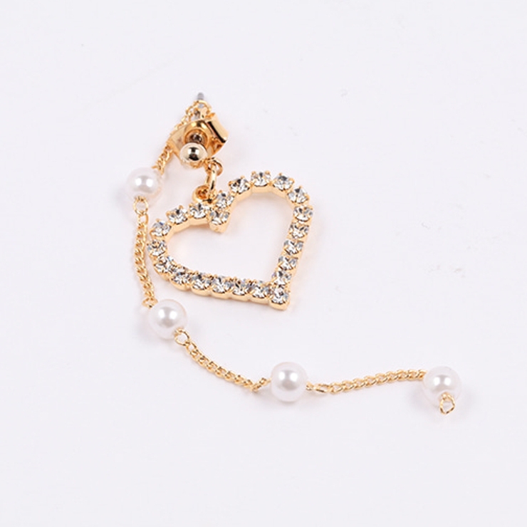 フォーハーツアシンメトリーピアス ピアス きらきら | PREMIUM K | 詳細画像2 