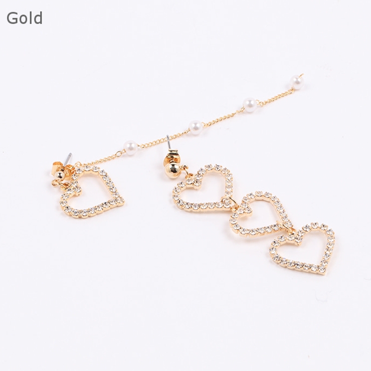 フォーハーツアシンメトリーピアス ピアス きらきら | PREMIUM K | 詳細画像3 