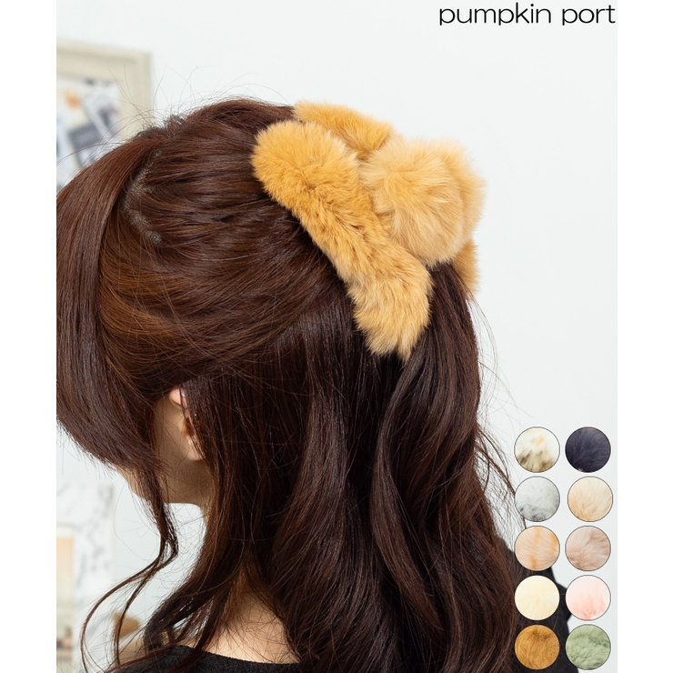 ファー ヘアクリップ[品番：PPNW0004367]｜Pumpkin Port
