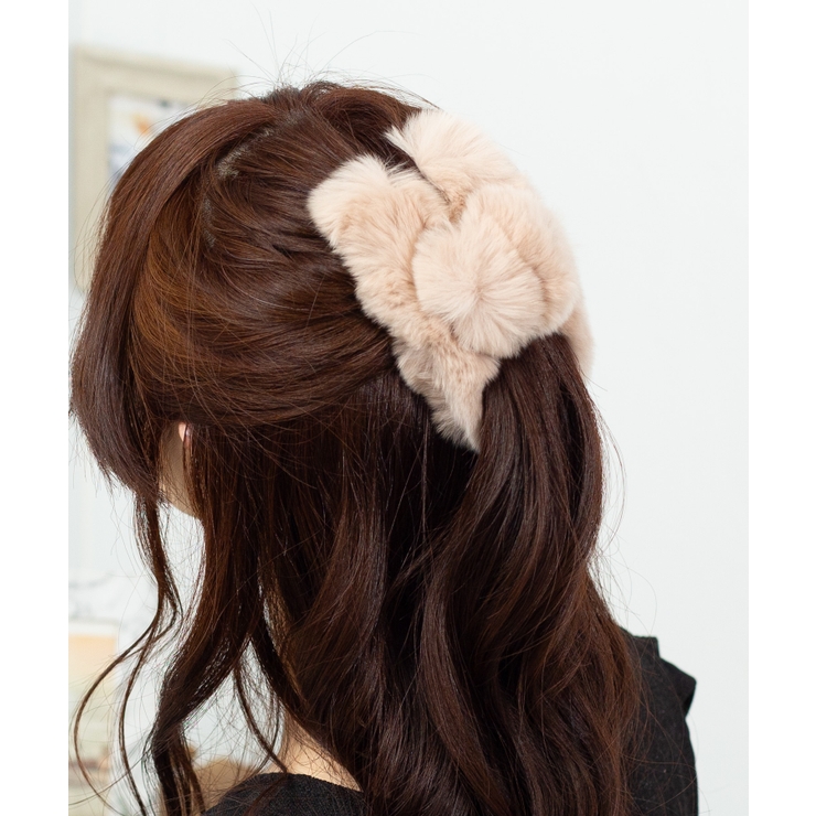 ファー ヘアクリップ[品番：PPNW0004367]｜Pumpkin Port