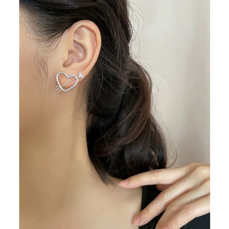 ハートアローピアス[品番：PPNW0004914]｜Pumpkin Port