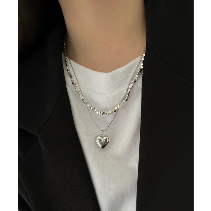 ハートヘッド ダブル ネックレス | Pumpkin  Port | 詳細画像10 