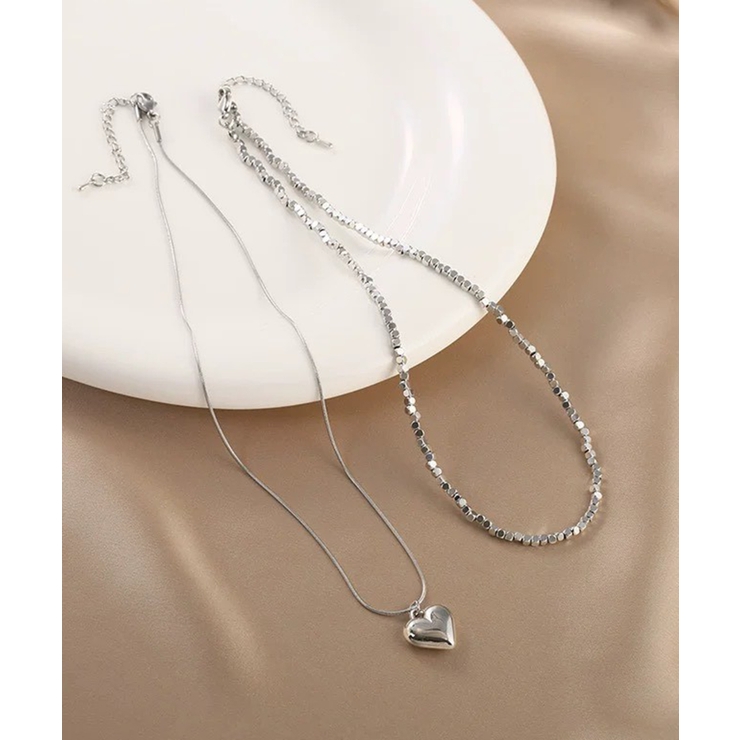 ハートヘッド ダブル ネックレス | Pumpkin  Port | 詳細画像11 