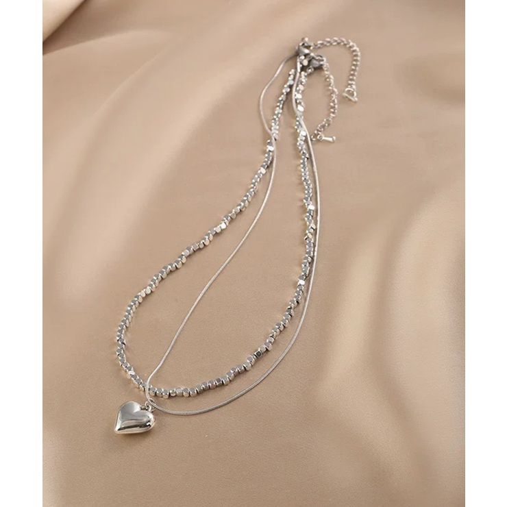 ハートヘッド ダブル ネックレス | Pumpkin  Port | 詳細画像15 