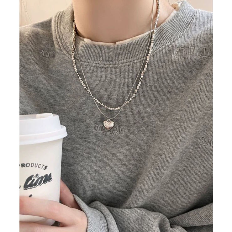 ハートヘッド ダブル ネックレス | Pumpkin  Port | 詳細画像4 