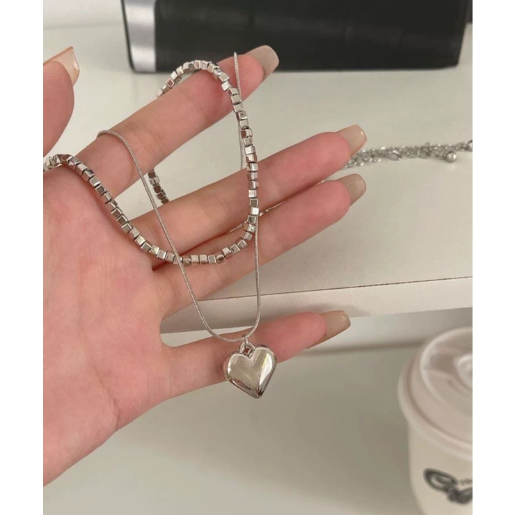 ハートヘッド ダブル ネックレス | Pumpkin  Port | 詳細画像5 