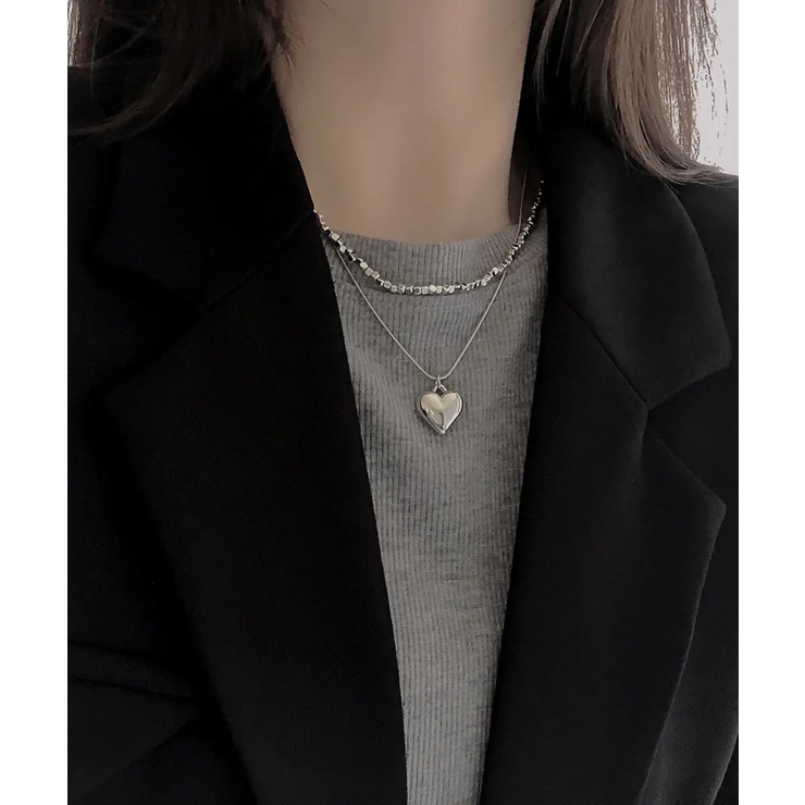 ハートヘッド ダブル ネックレス | Pumpkin  Port | 詳細画像6 