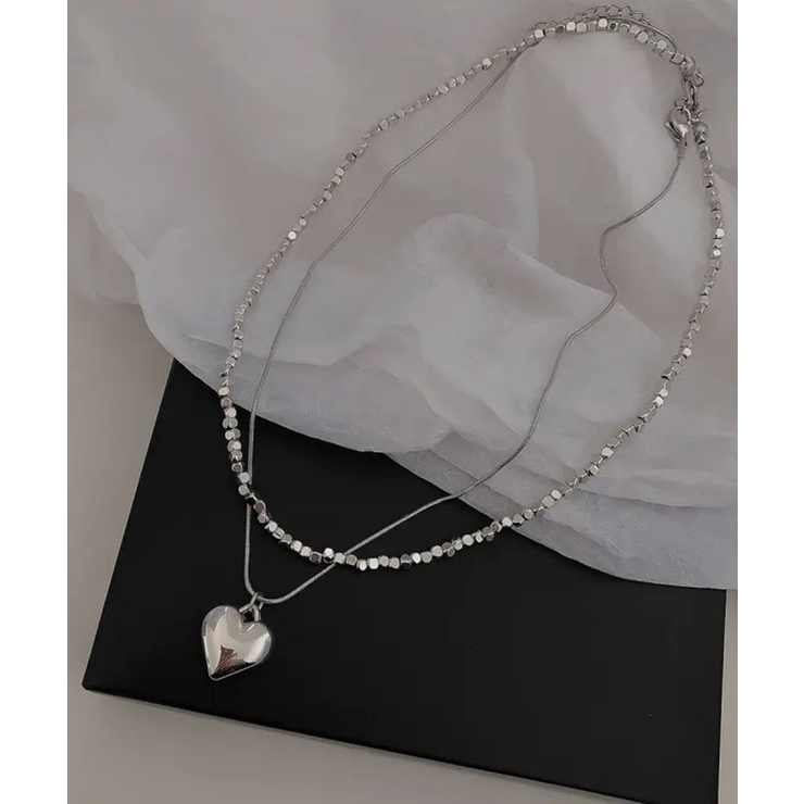 ハートヘッド ダブル ネックレス | Pumpkin  Port | 詳細画像8 