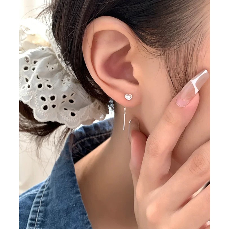 ミニシルバーハート アメリカンピアス | Pumpkin  Port | 詳細画像11 