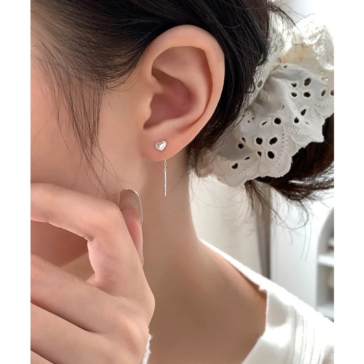 ミニシルバーハート アメリカンピアス | Pumpkin  Port | 詳細画像12 