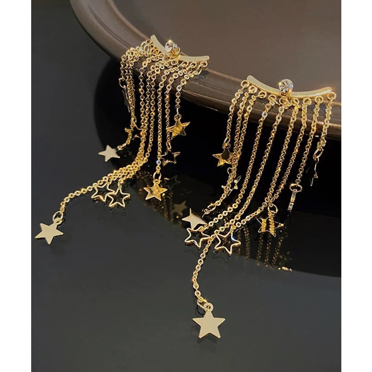 Many Star フリンジロングピアス | Pumpkin  Port | 詳細画像6 