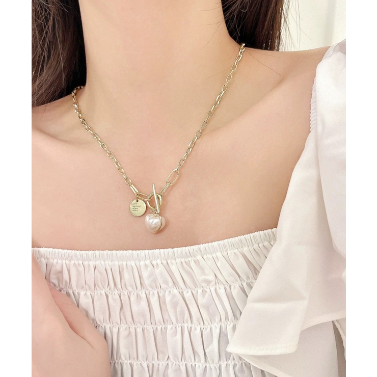 ハート×パールネックレス | Pumpkin  Port | 詳細画像2 