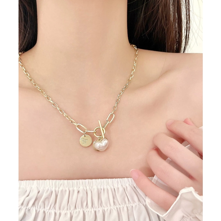 ハート×パールネックレス | Pumpkin  Port | 詳細画像3 