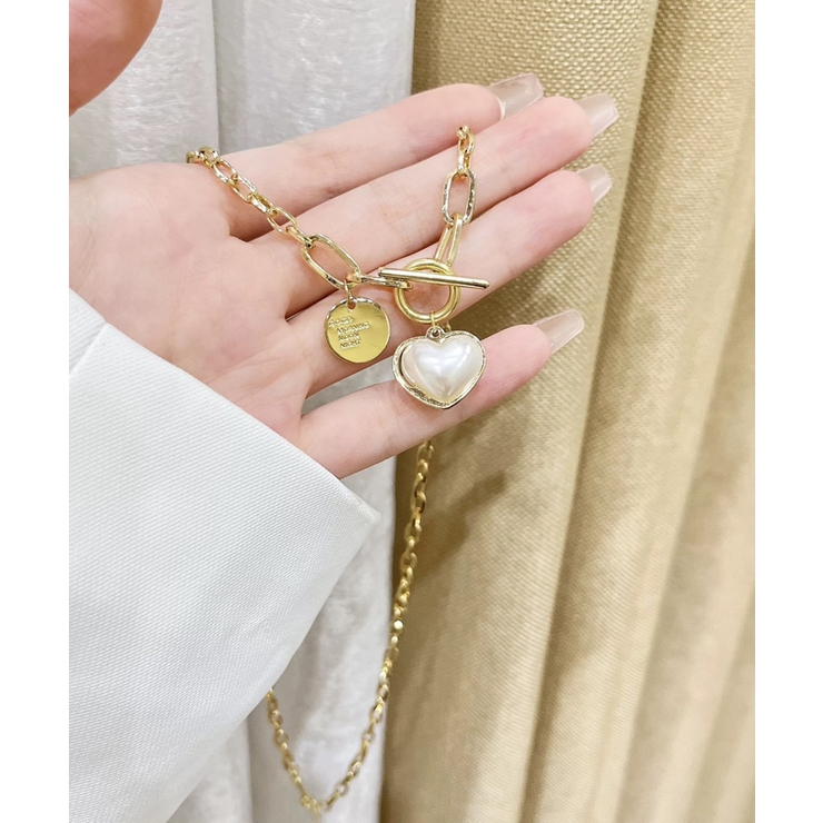 ハート×パールネックレス | Pumpkin  Port | 詳細画像4 