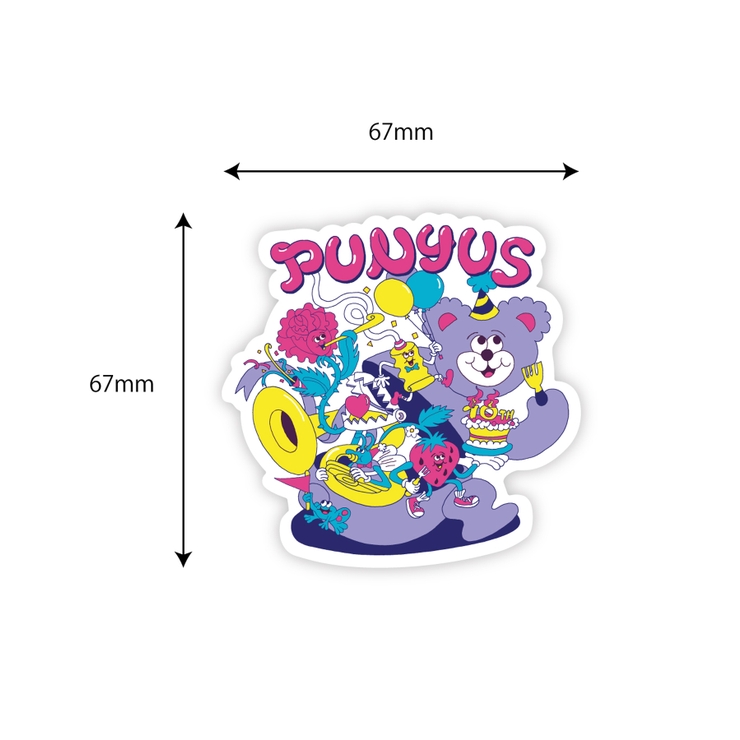 ステッカー3[品番：PNYW0004602]｜PUNYUS （プニュズ）の