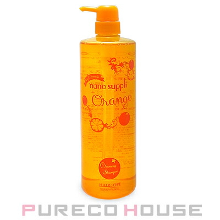 サニープレイス ナノサプリ クレンジング シャンプー オレンジ 1000ml | PURECO HOUSE | 詳細画像1 