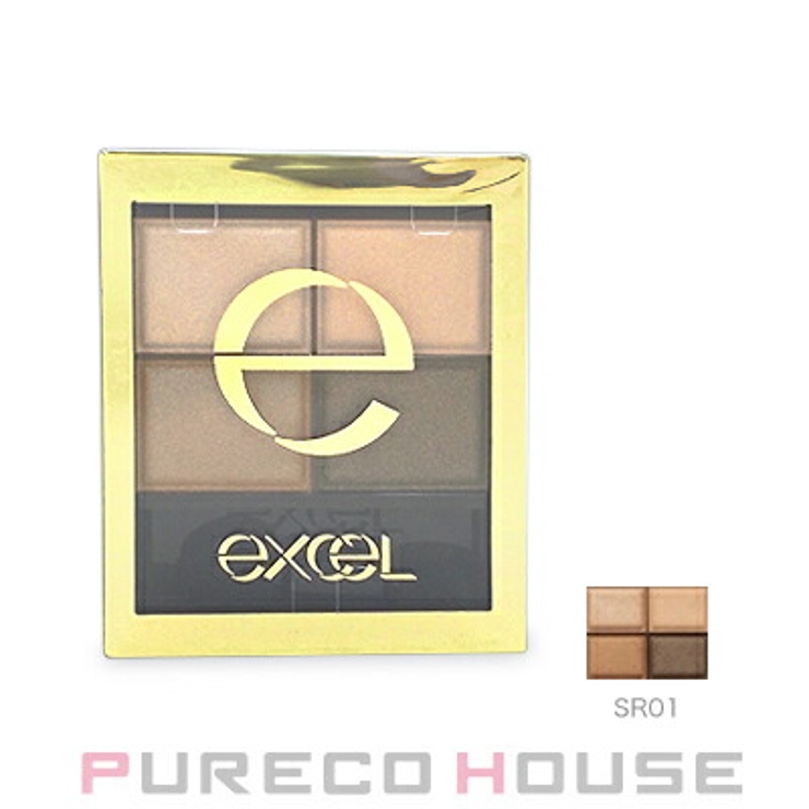 サナ エクセル スキニーリッチシャドウ #SR01 ベージュブラウン | PURECO HOUSE | 詳細画像1 
