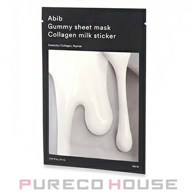Abib (アビブ) Gummy シートマスク 27ml #ミルク ステッカー | PURECO HOUSE | 詳細画像1 