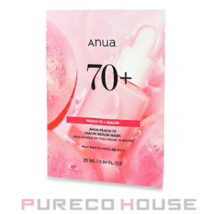 Anua(アヌア) 桃 70 ナイアシンアミド シートマスク 25ml | PURECO HOUSE | 詳細画像1 