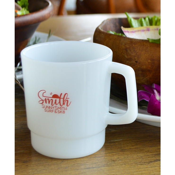 ホワイト | SUNNY SMITH OGロゴ ヴィンテージ風 マグカップ | MODISH GAZE