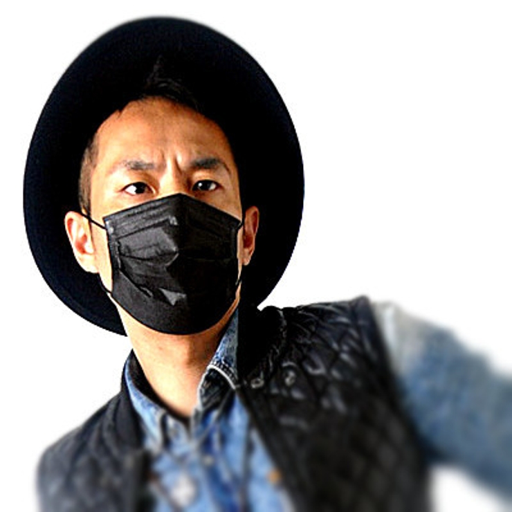 ブラックマスク 5枚SET ファッションマスク 使い捨て 黒 メンズ #A44 | RAiseNsE  | 詳細画像10 