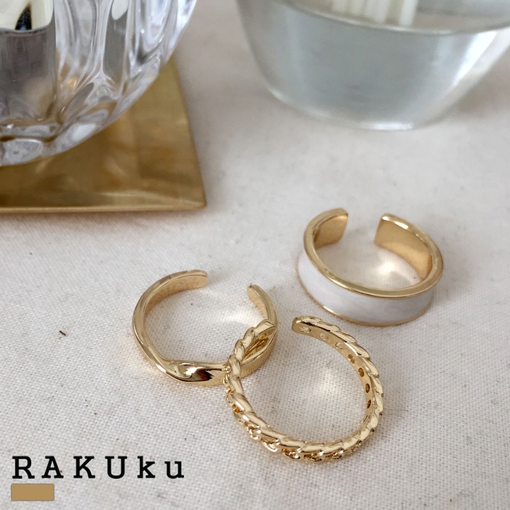 3種ゴールドマルチリングセット 品番 Rkkw Rakuku ラクク のレディースファッション通販 Shoplist ショップリスト