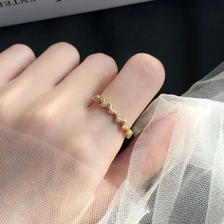 Avalanche リング リーフモチーフ　21号※値下げしました phasemidoriya78_198175