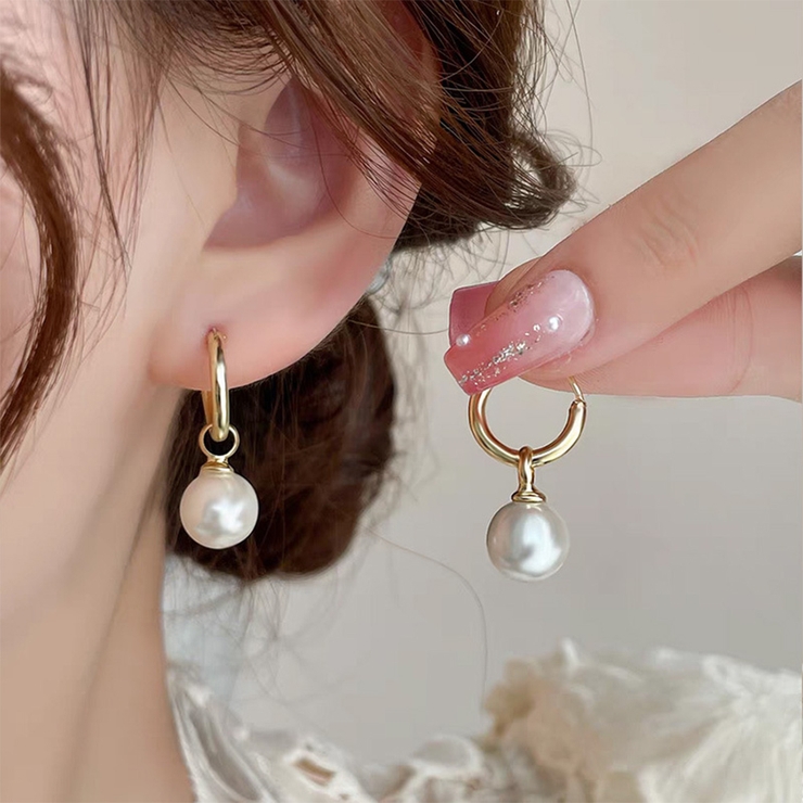 アーカー レメディーフープパール ピアス AHKAH レメディーフープ