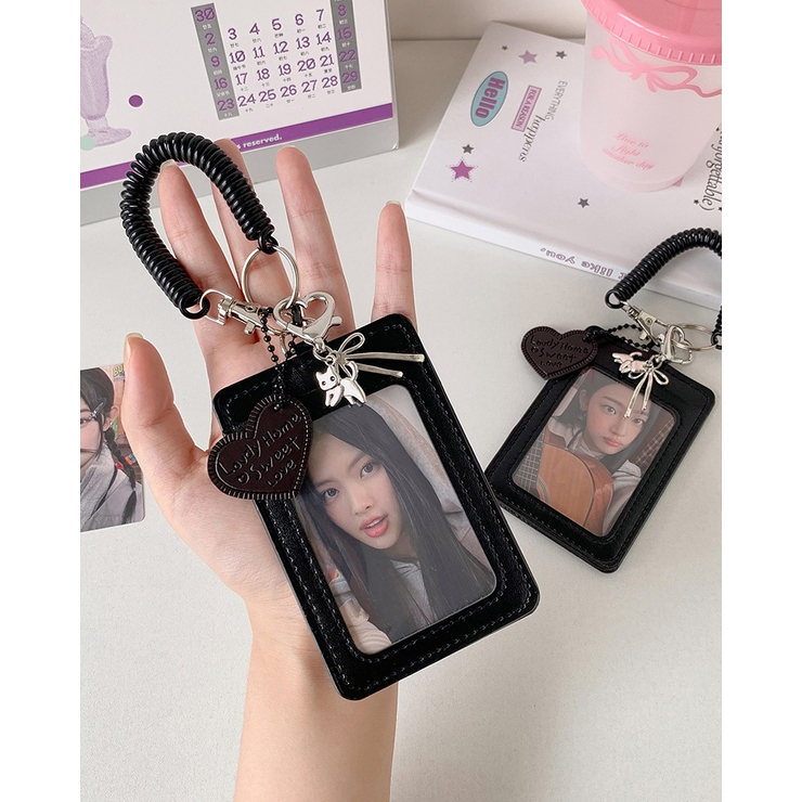 ブラック スプリングカードケース フォトカードケース | RAKUku | 詳細画像3 