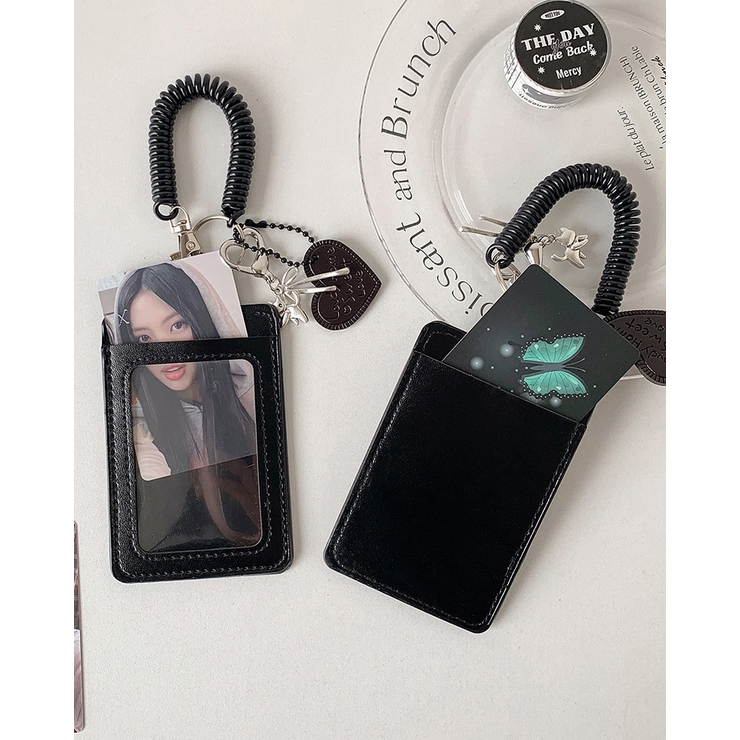 ブラック スプリングカードケース フォトカードケース | RAKUku | 詳細画像4 