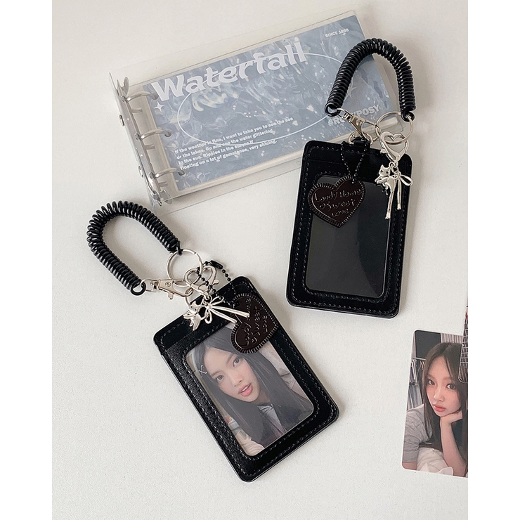 ブラック スプリングカードケース フォトカードケース | RAKUku | 詳細画像6 