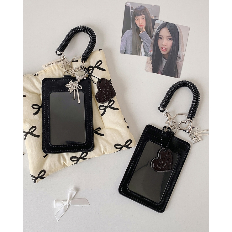 ブラック スプリングカードケース フォトカードケース | RAKUku | 詳細画像8 