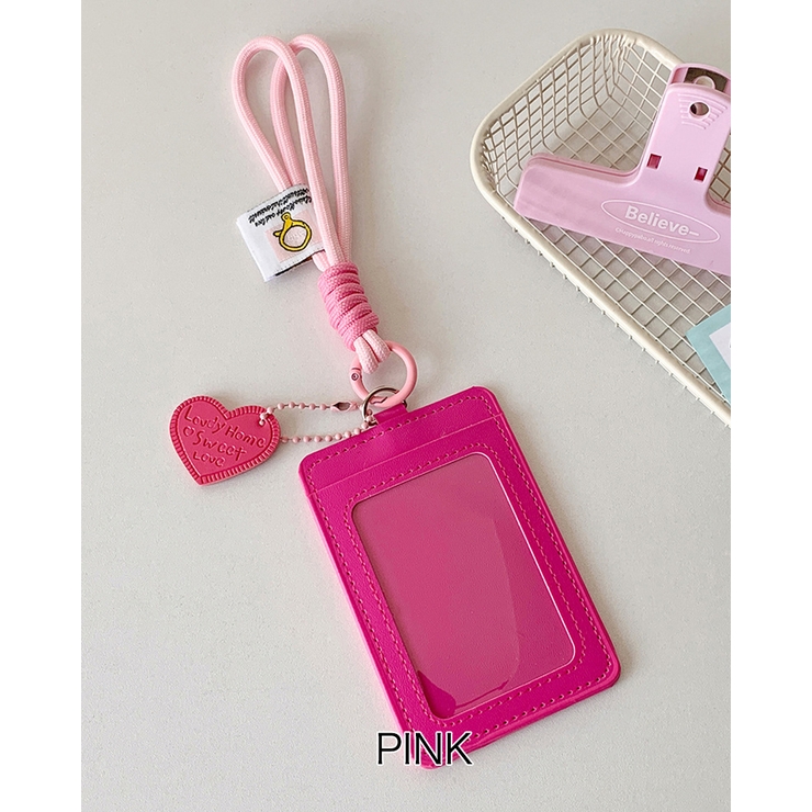 ピンク | 5color カードケース フォトカードケース | RAKUku