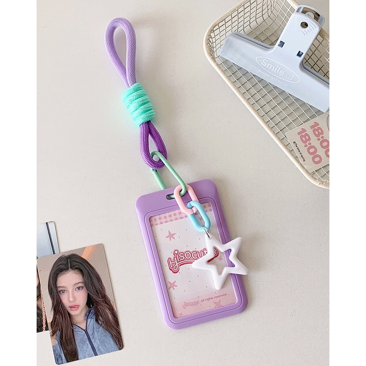 パープル | 5color パステルカラー カードケース | RAKUku