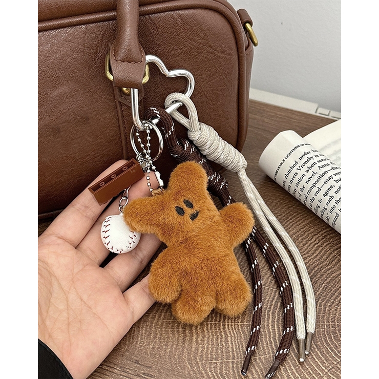 韓国キーホルダー ぬいぐるみ クマちゃん[品番：RKKW0003300