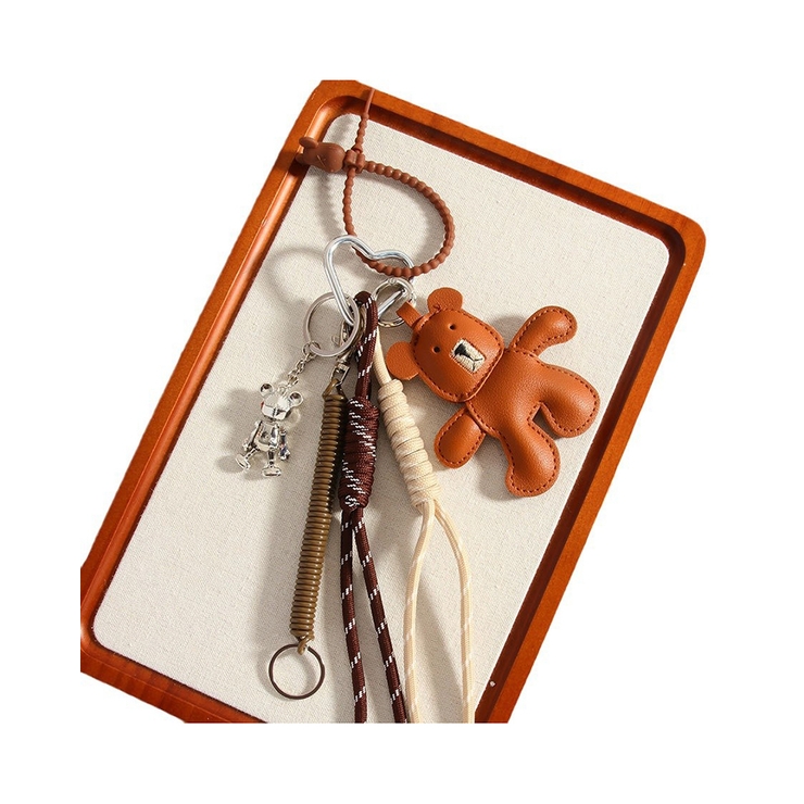 ブラウン | 25ss 2ベアチャーム キーリング | RAKUku