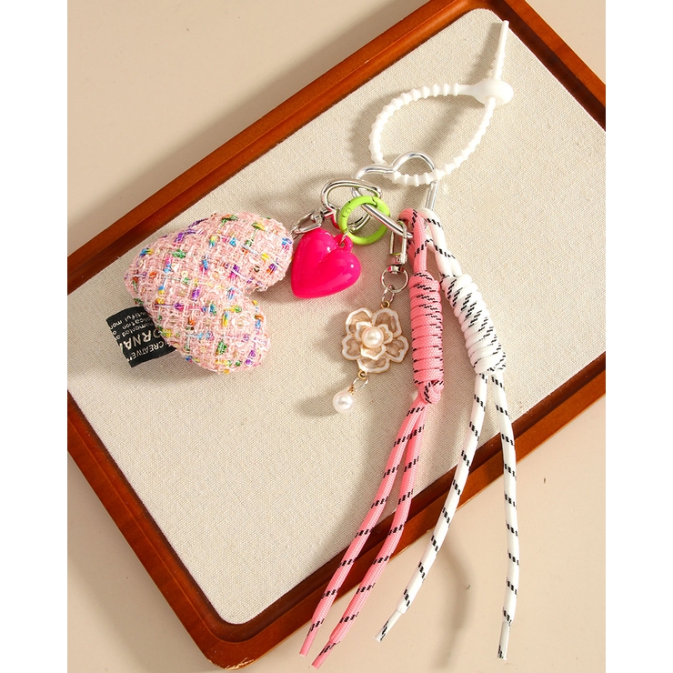 ピンク | 【大人気】 キーリング ツイード | RAKUku