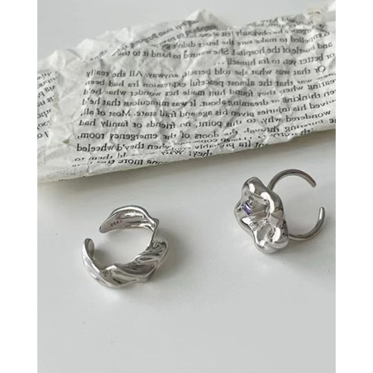 ウェーブ | フラワー ウェーブ オープンリング | RAKUku