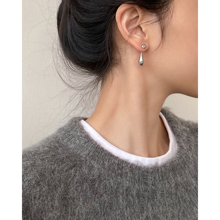 揺れる しずくピアス さりげない おしゃれ 大人 | RAKUku | 詳細画像2 
