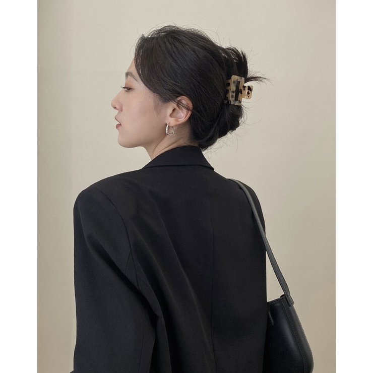 ツイストフープピアス スクエア ねじり | RAKUku | 詳細画像4 