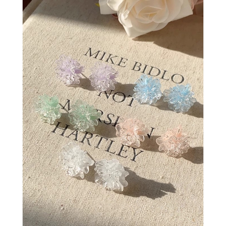 クリアフラワーピアス 両耳用 | RAKUku | 詳細画像7 