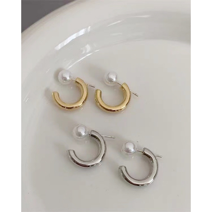 パールフープピアス 両耳用 | RAKUku | 詳細画像3 