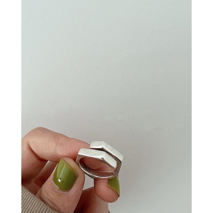 クロスオーバー | クロスオーバー アシメントリー オープンリング シルバーリング | RAKUku