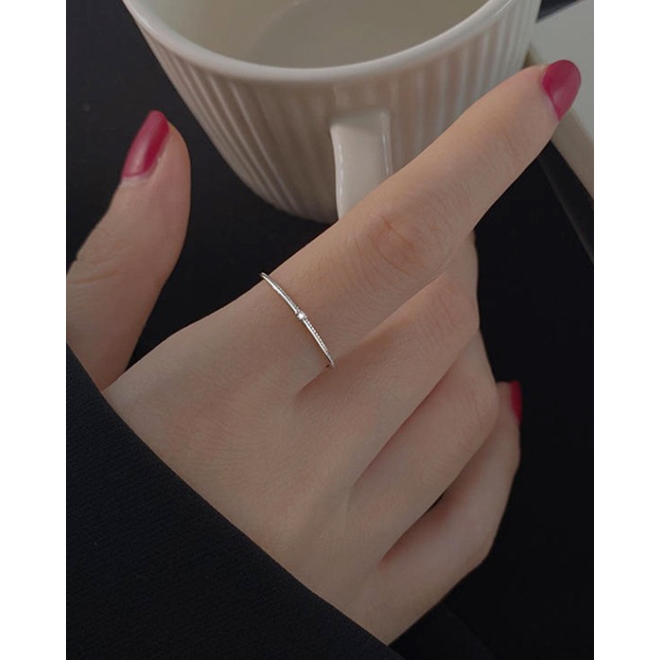 ワンストーンリング オープンリング シルバー ゴールド  | RAKUku | 詳細画像3 