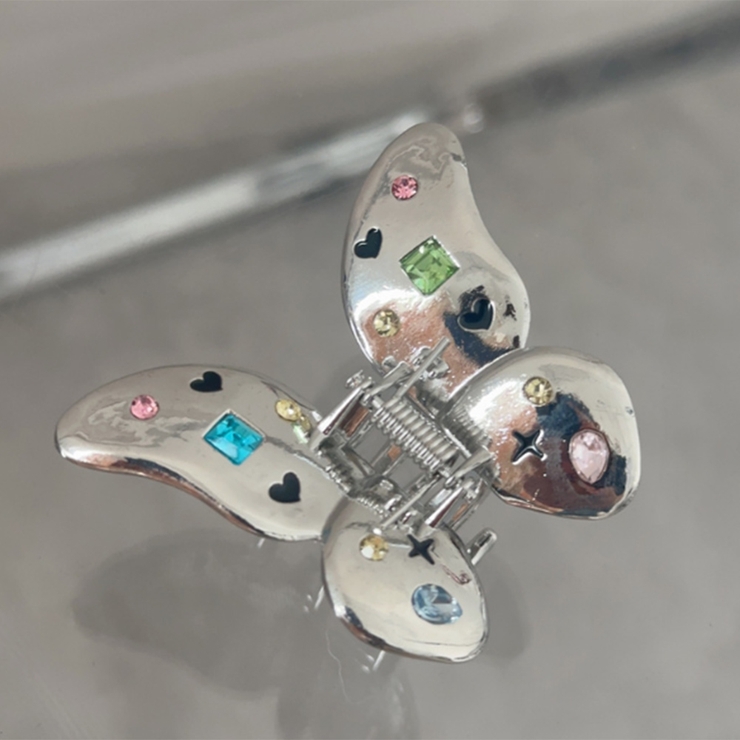 春 夏 バタフライ ミニ ヘアクリップ 韓国ファッション | RAKUku | 詳細画像3 