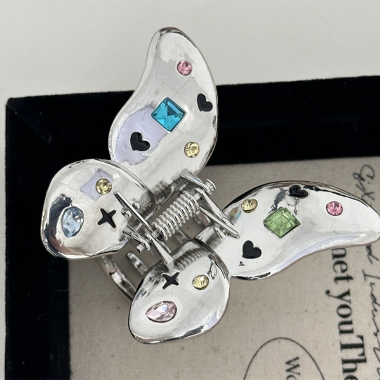 春 夏 バタフライ ミニ ヘアクリップ 韓国ファッション | RAKUku | 詳細画像4 