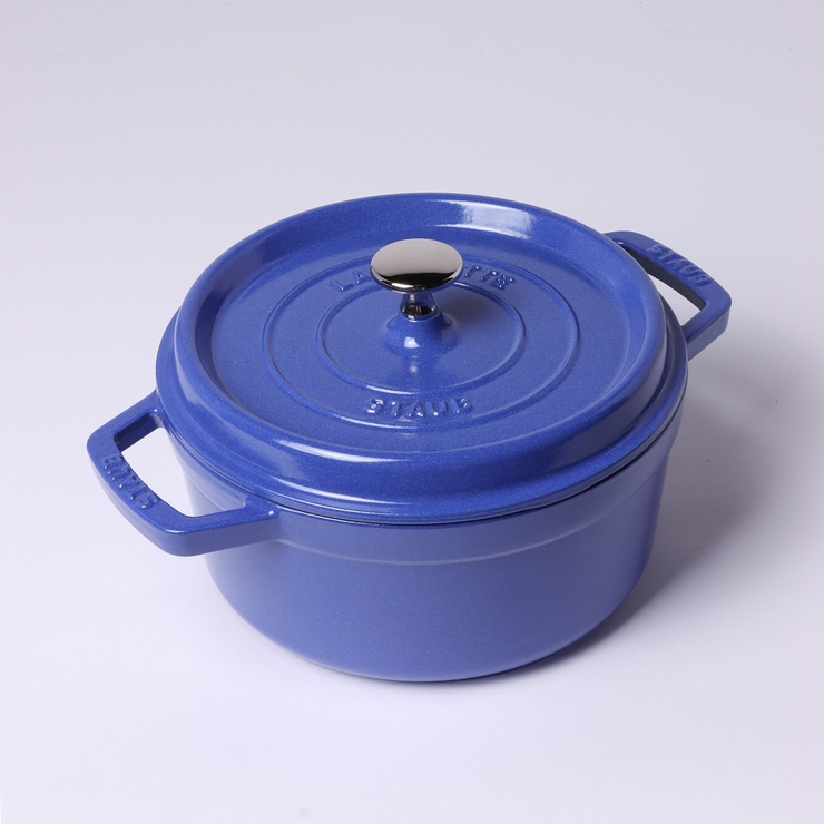 【リユース品】STAUB | ピコ・ココット ラウンド 22cm ブルーベリー | ReLIKE | 詳細画像1