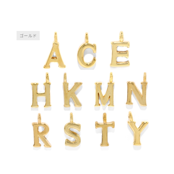 チャーム0019 イニシャル シルバー | ボディピアス専門店凛RIN | 詳細画像10 