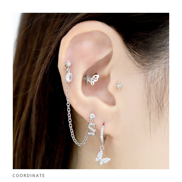 チャーム0019 イニシャル シルバー | ボディピアス専門店凛RIN | 詳細画像5 